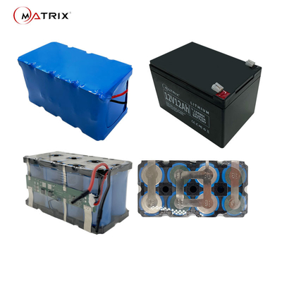태양 저장 시스템을 위한 Abs 사건과 매트릭스 12v 12ah 리튬 이온 전지 깊이인 순환
