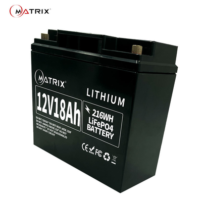 LiFePO4 리튬 배터리가 대체한 장수 12.8v 18ah는 산성 배터리 12v를 이끕니다