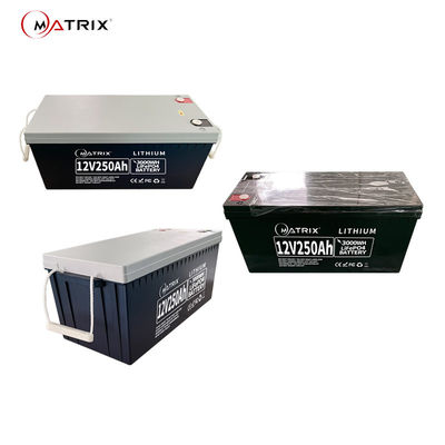 가정 에너지를 위한 가지고 다닐 수 있는 리튬 딥 사이클 태양 전지 12 볼트 250ah
